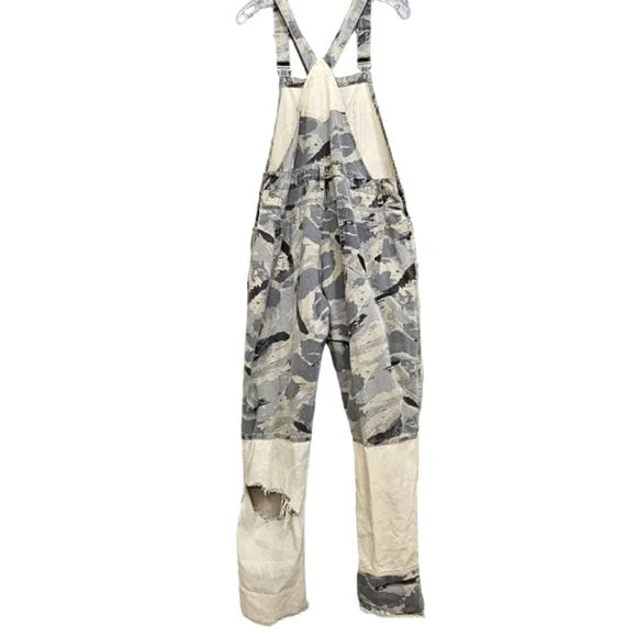 Nwot POL Boho Love Hometown Camouflage Distressed Gray,Black,Creme